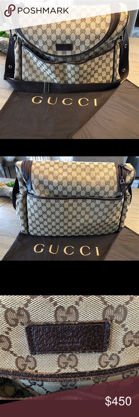 authentic Gucci diaper bag